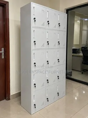 Self Stuff Cabinet;Metal Lockers With 15 Compartments Selling Titles