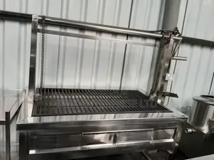 Stainless Steel Santa Maria-Style or Argentinian-Style Charcoal Grill