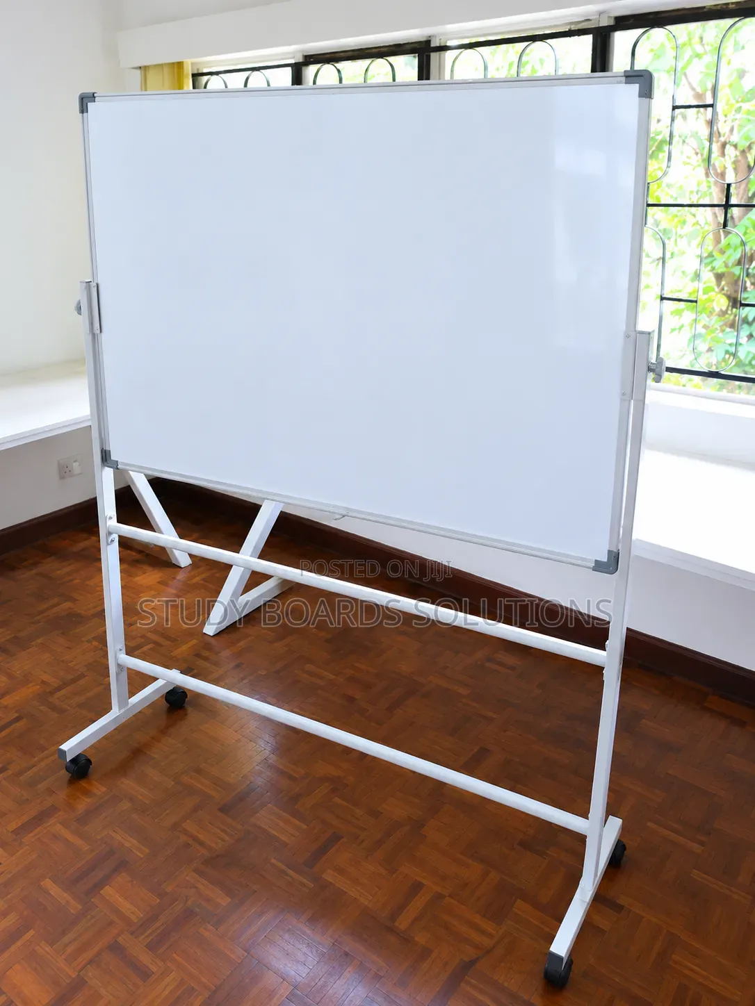 Whiteboard With Wheeled Stand—150cmx120cm