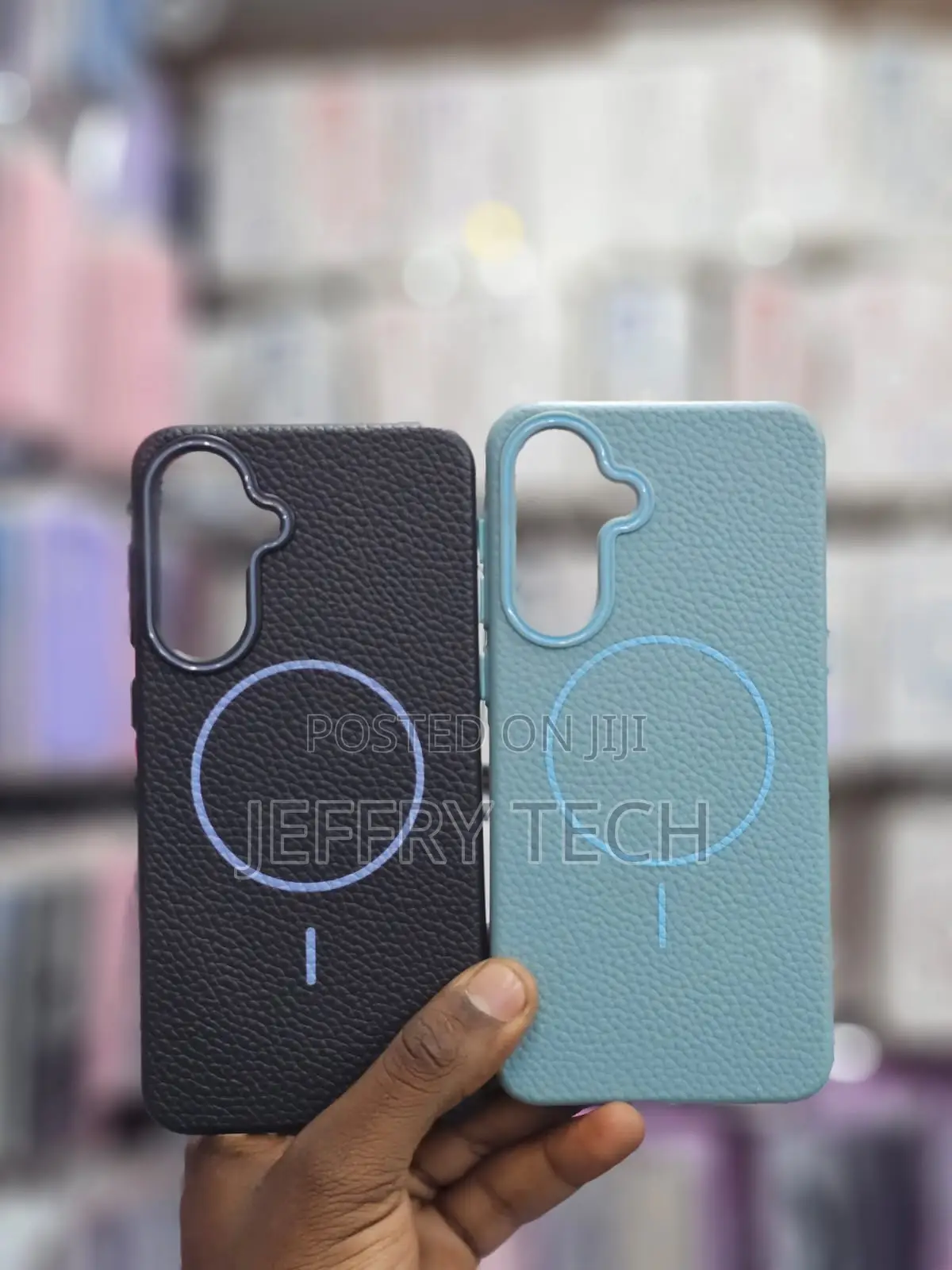 Premium Leather MagSafe Cases Featuring a Textured Samsung Galaxy A16