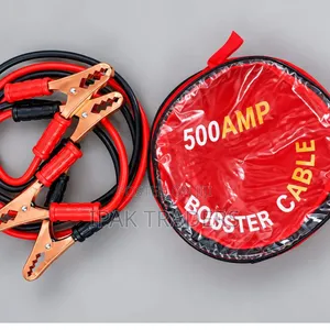 500-Amp Heavy-Duty Car Battery Jumper Cables