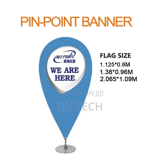 Pin Drop Banner Free Mock Up.