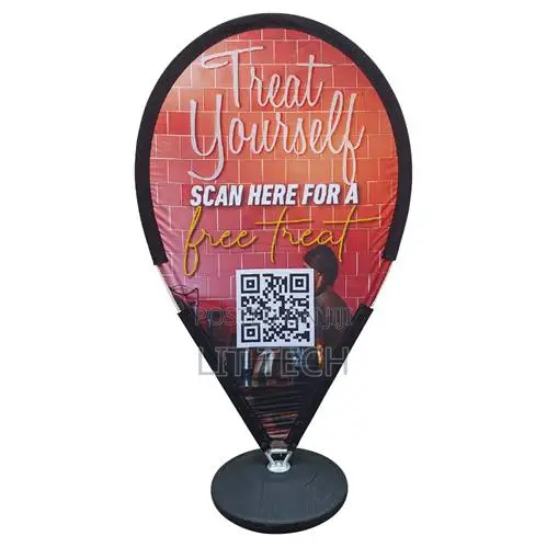 Pin Drop Banner Free Mock Up.
