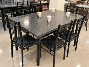 Dining Set; 6-Seater Wooden Dining Set