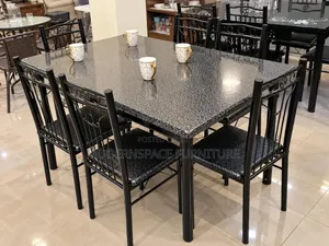 Dining Set; 6-Seater Wooden Dining Set