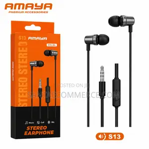AMAYA S13 Stereo Earphones Microphone