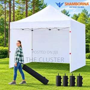 Shamborina Heavy Duty Canopy Tent 3*3 Mtrs+Carry Bag+4 Sandbags