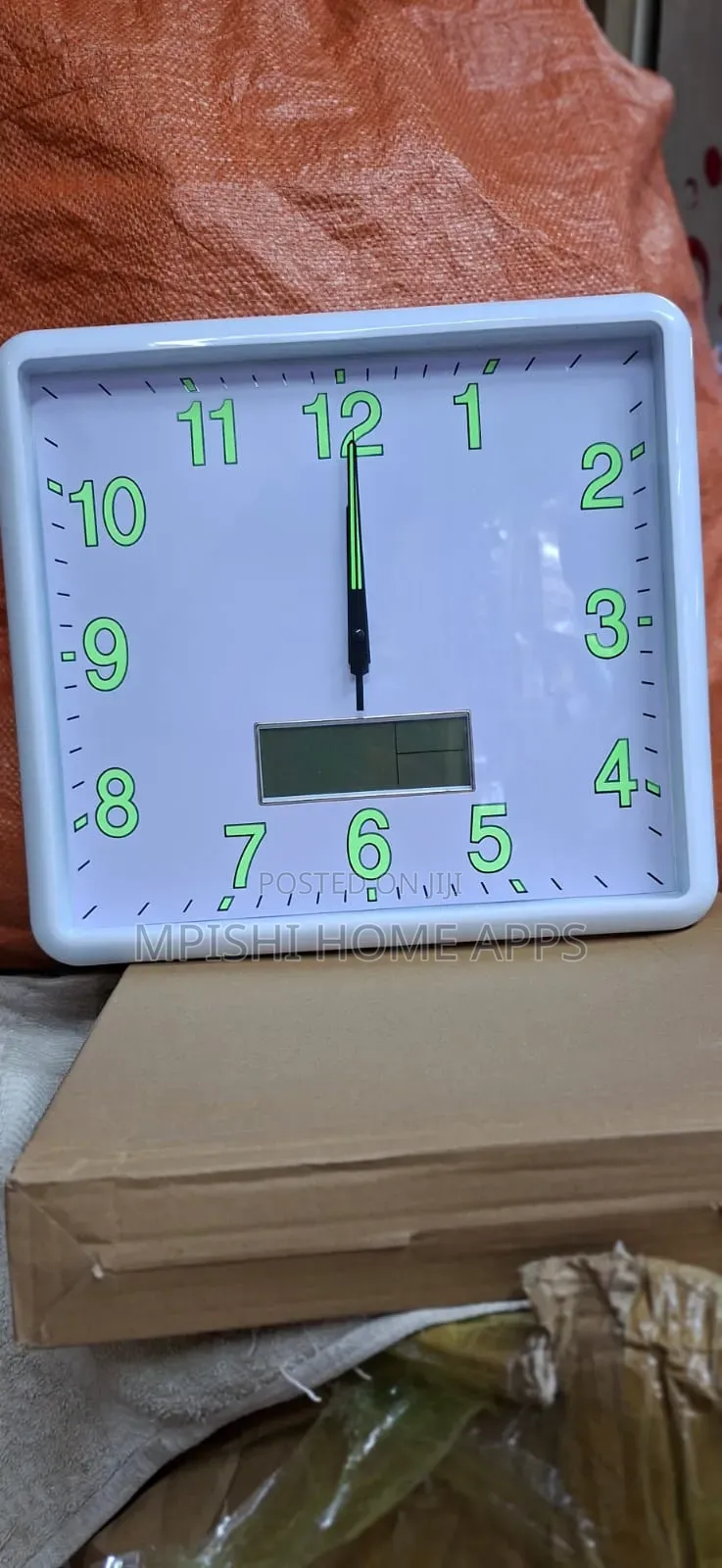 Wall Clock With Digital Display