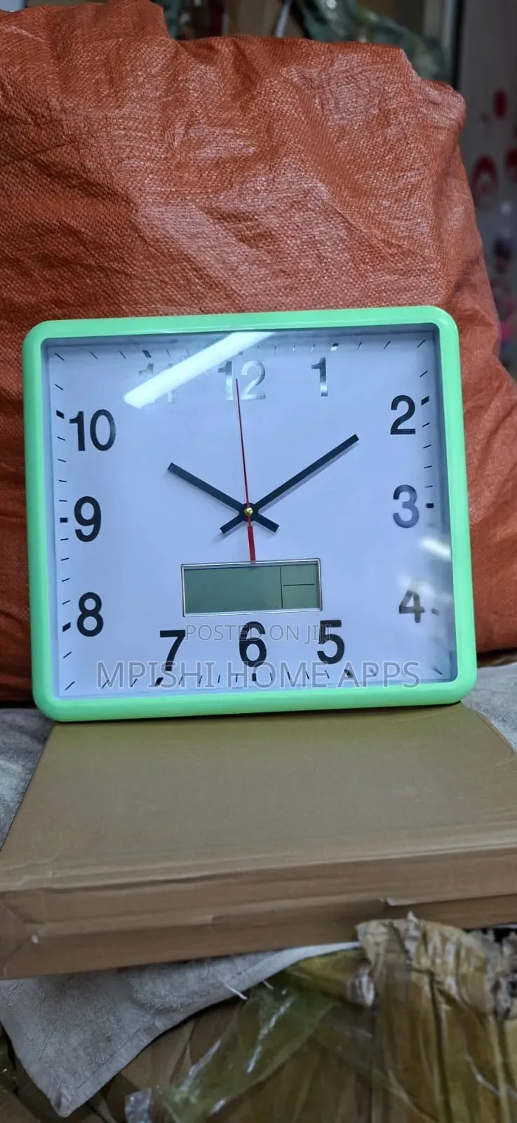 Wall Clock With Digital Display