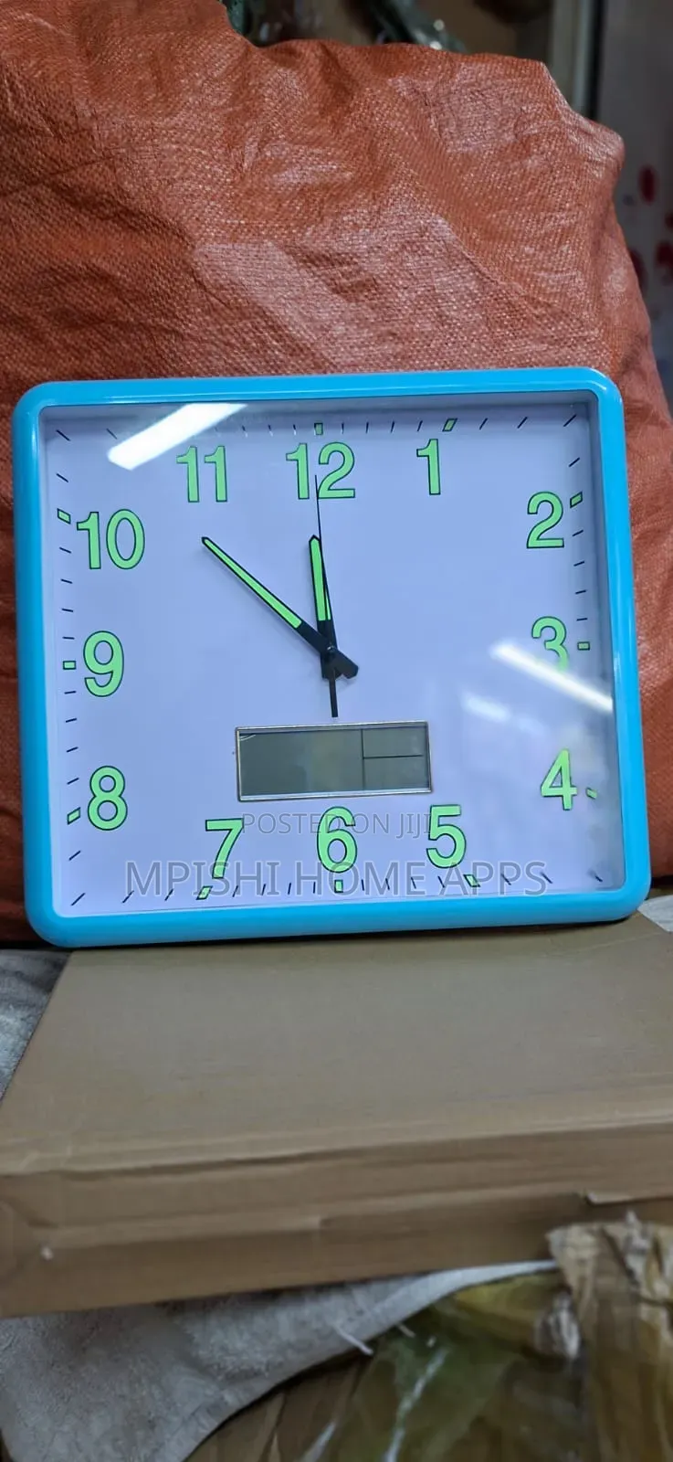 Wall Clock With Digital Display