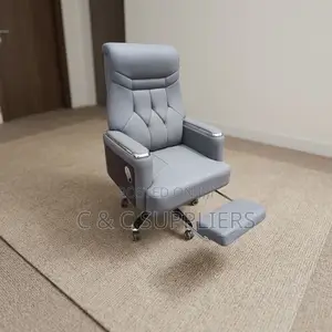 Gray Manager's Leather Chair.