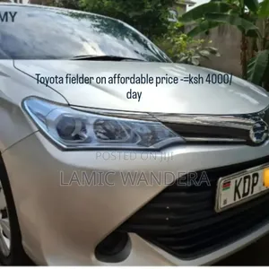 Toyota Fielder for Hire - KSH 4000/Day - Nairobi - Available Today