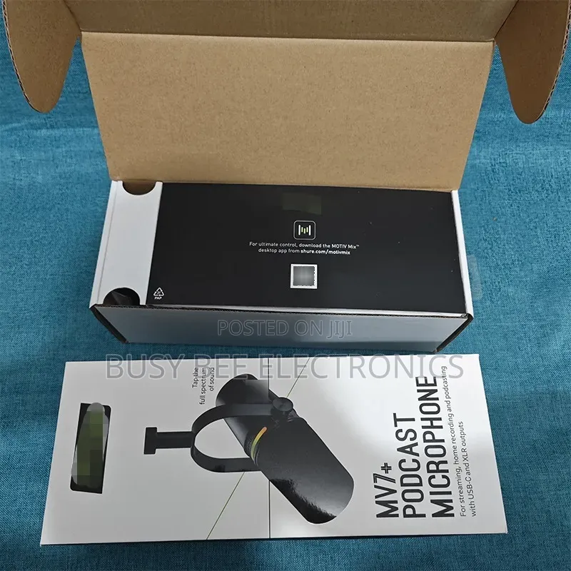 MV7+ USB/XLR Hybrid Dynamic Microphone With Touch Controls