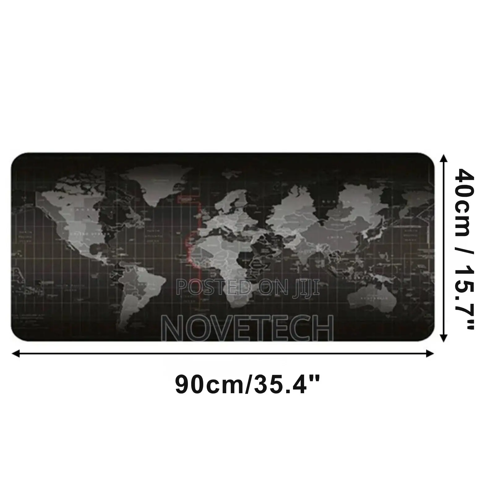 Gaming Mouse Mat Pad 90x40cm World Map Anti-Slip PC Laptop Desk Pad