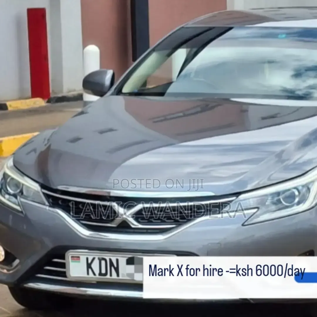 Toyota Mark X KSH 6000 Per Day / Available