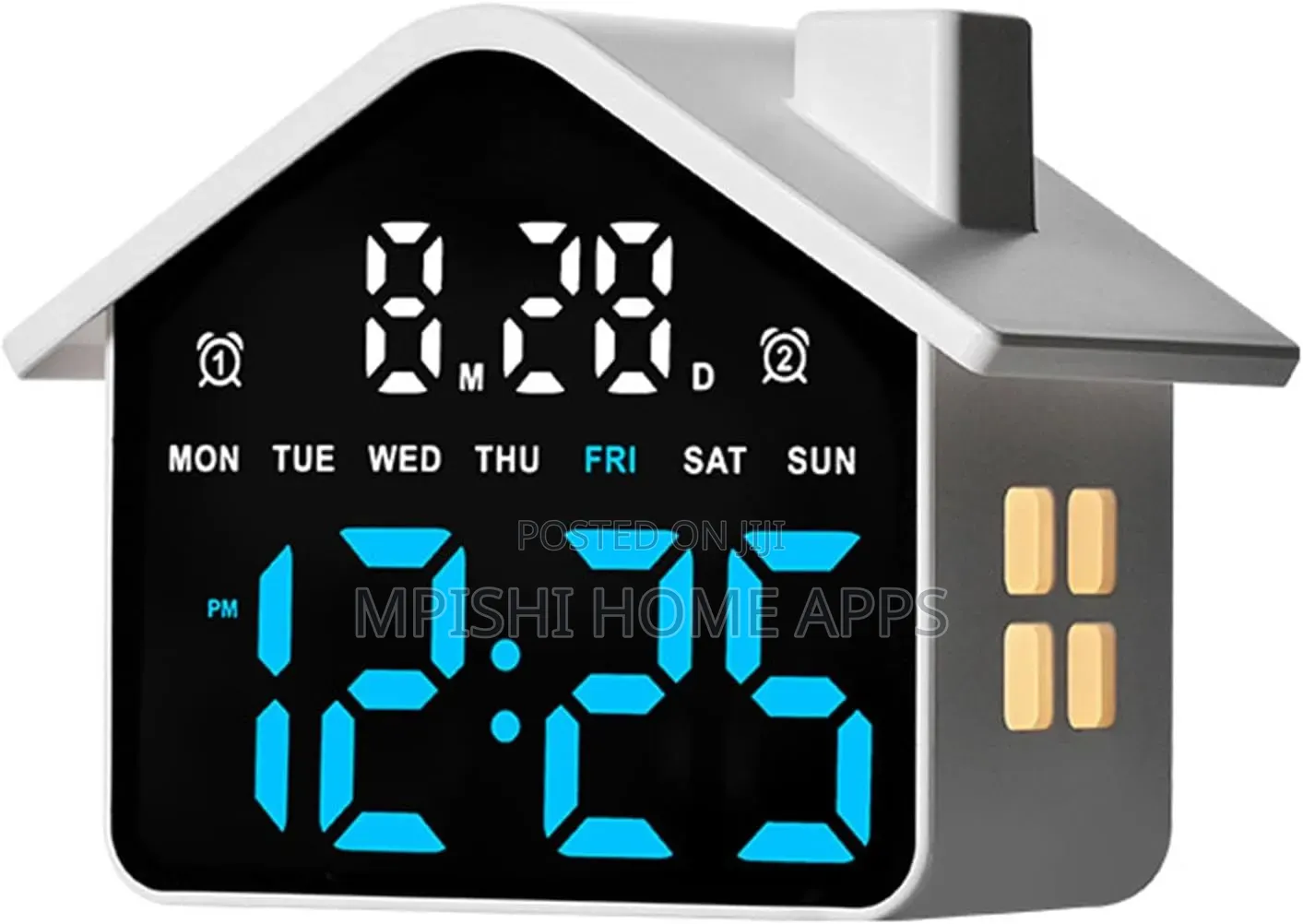 House-Shaped LED Digital Clock