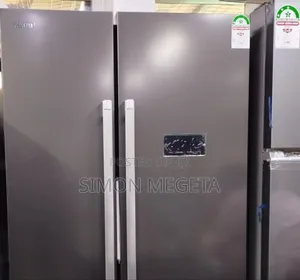 443 Litres Solstar Side by Side Nofrost Silverrefrigerator With Handle
