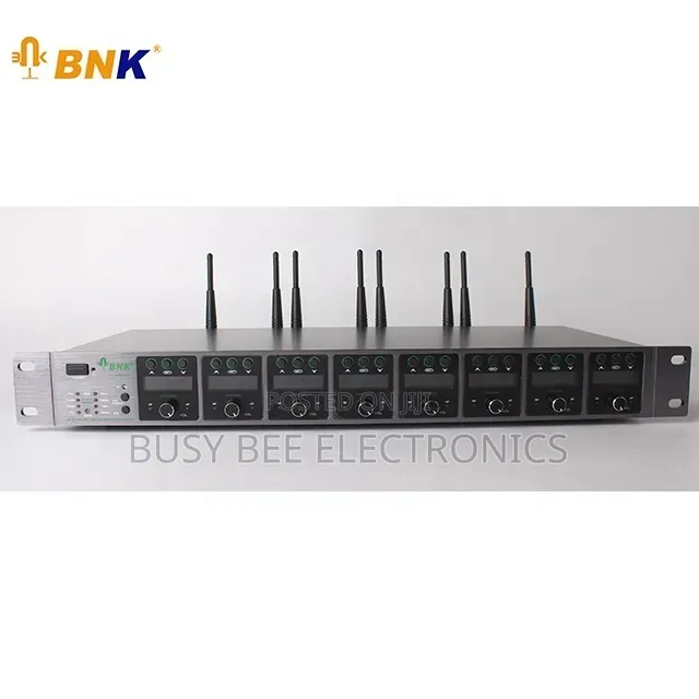 BNK Professional Singing Microphone 8 Channel Microphone Wireless Mic