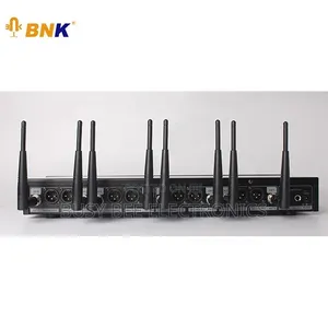BNK Professional Singing Microphone 8 Channel Microphone Wireless Mic