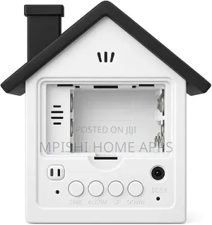 House-Shaped Digital LED Alarm Clock With Date & Temperature