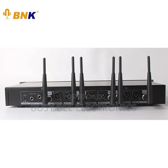 6 Channels Professional UHF Wireless Microphone Sets