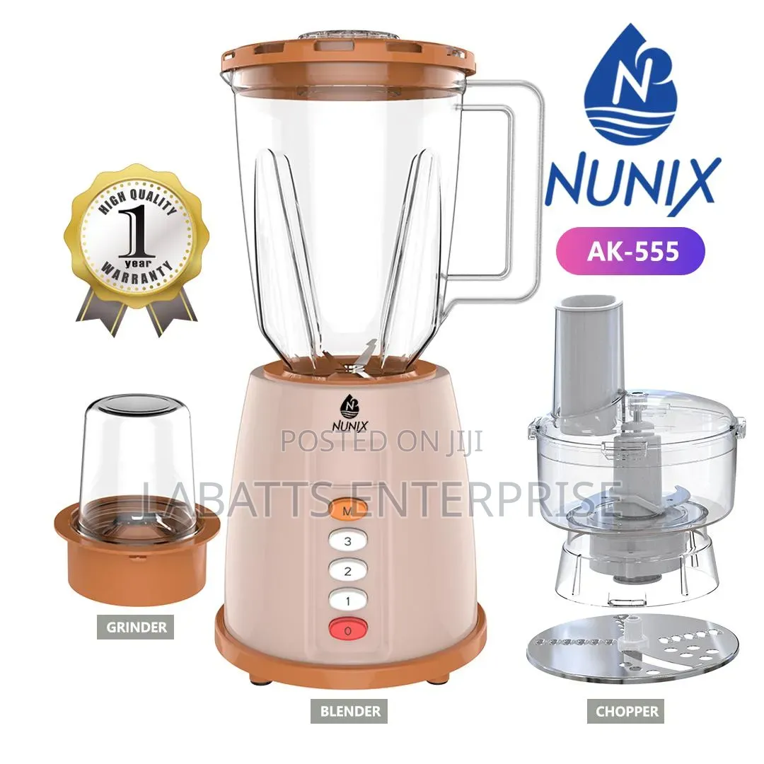 3 in 1 Nunix AK-444 Blender.