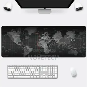 Large World Map Mousepad Game Laptop Computer Mouse Keyboard Pad Mat