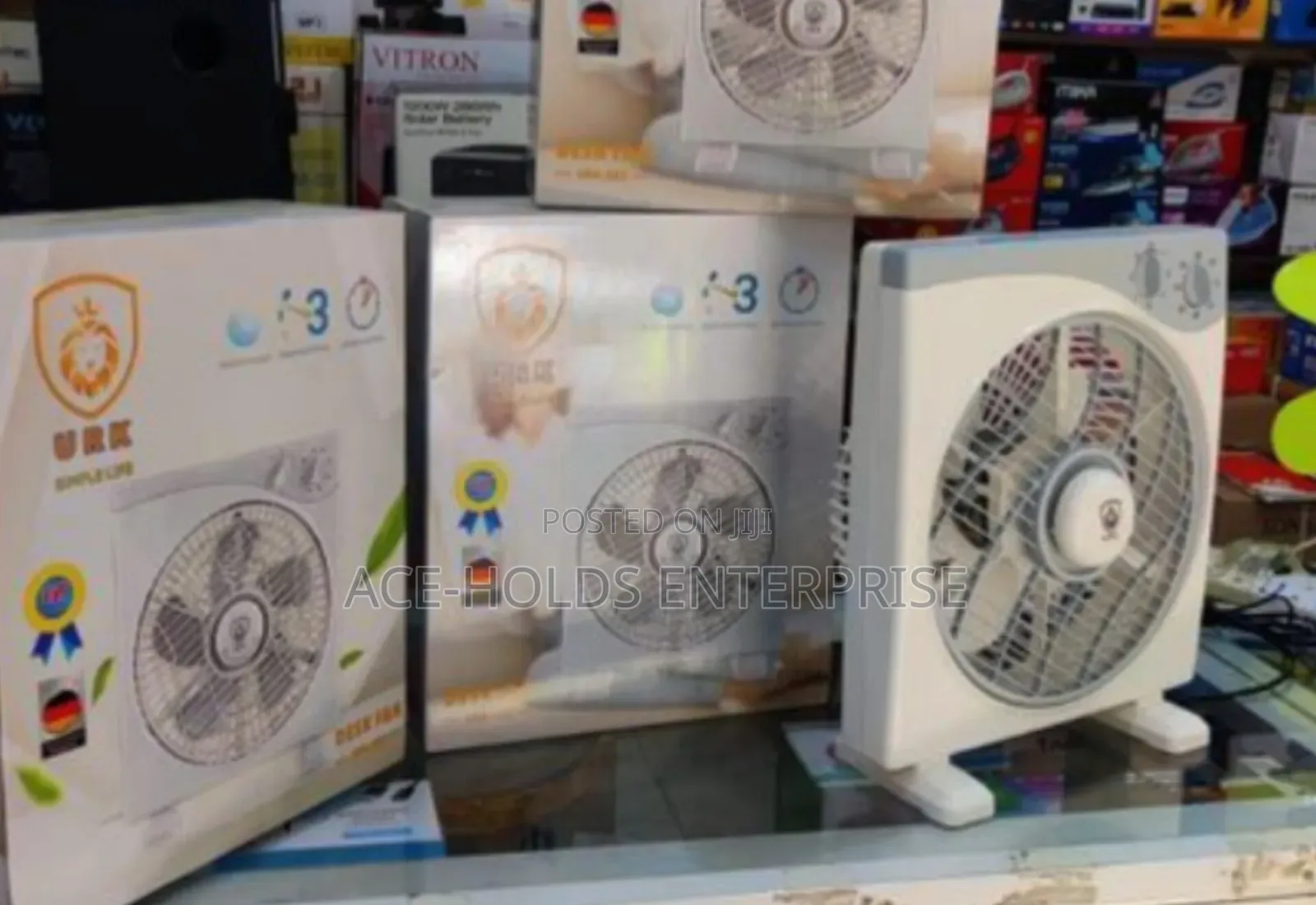 URK-02 USB Desk Fan / Office Fan 60mim Timer - 3 Speeds
