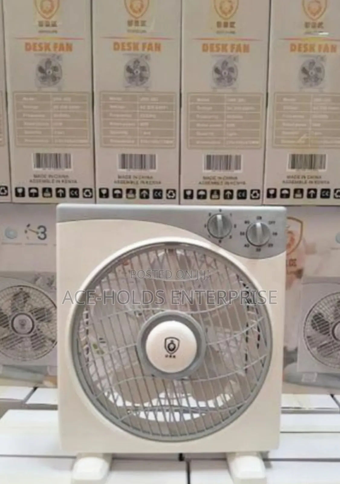 URK-02 USB Desk Fan / Office Fan 60mim Timer - 3 Speeds
