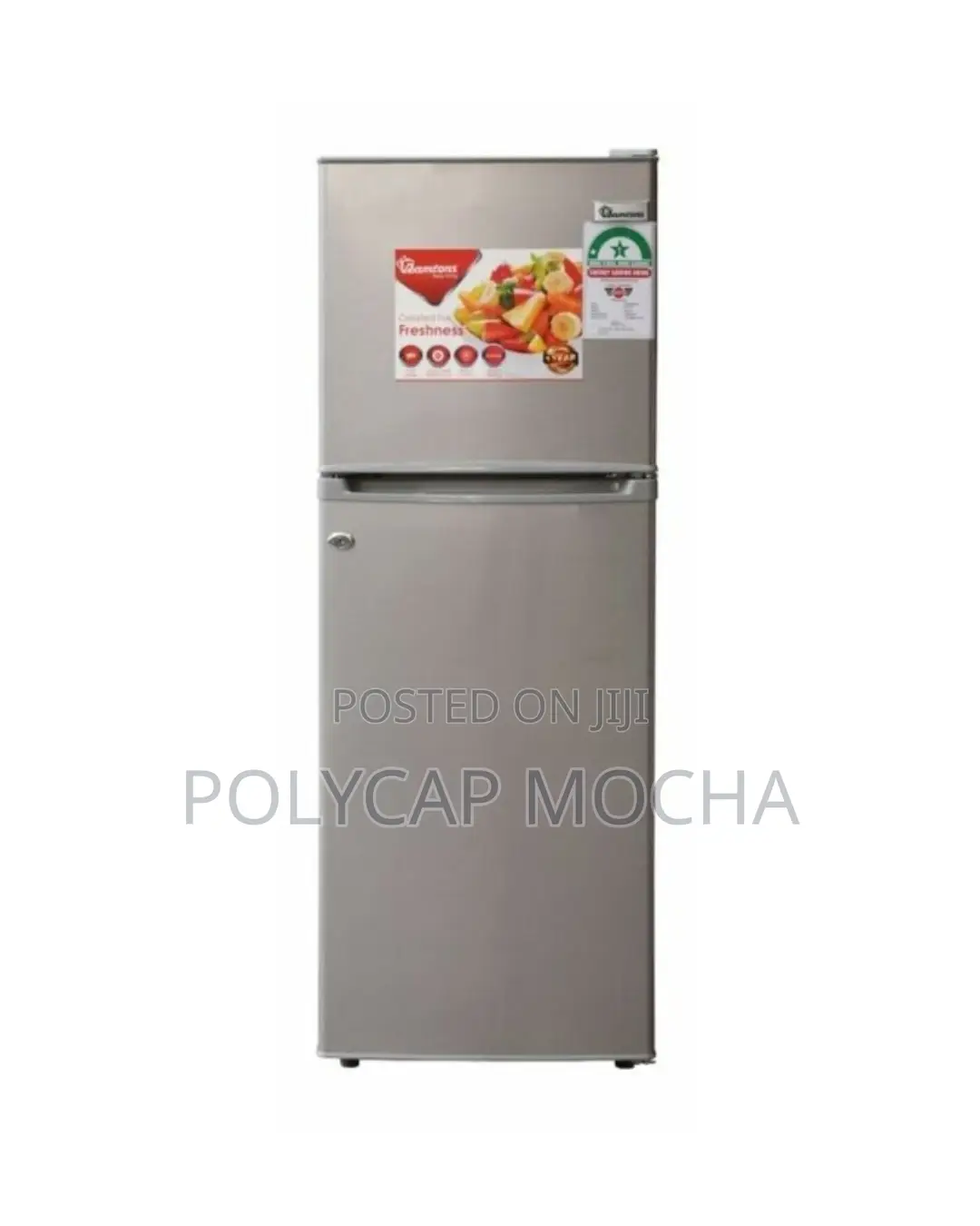 Ramtons 128 Liters Rf/173 Double Door Fridge