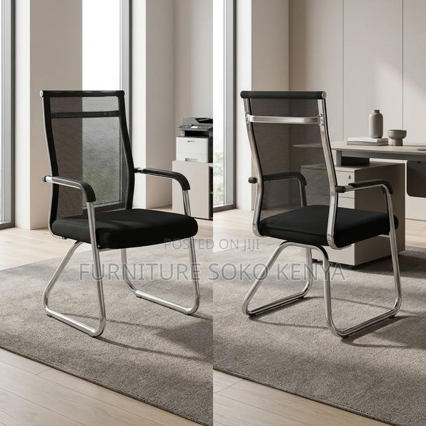 Breathable Executive Guests Mesh Seat | Office Chairs - thumbnail 3