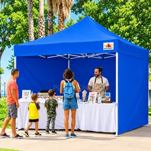 3 by 3 MTRS Canopy Tent Bloc Comes in Blue and White