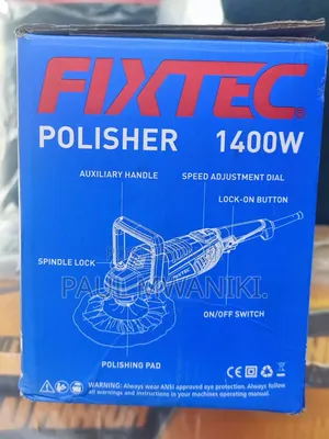 Fixtech 1400 W Angle Polisher, 180 Mm