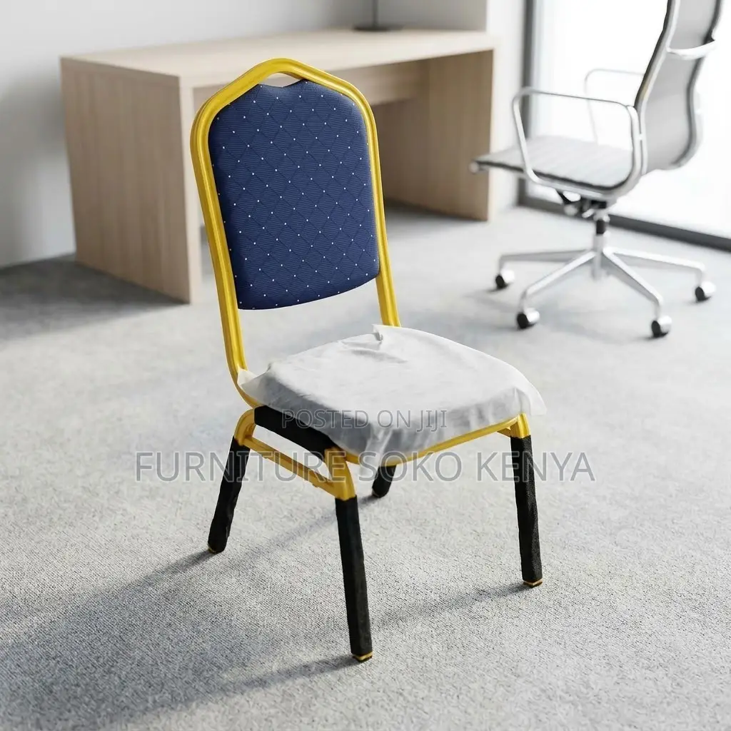 Office Home Events Armless Stackable Seats | Mid Back Chair