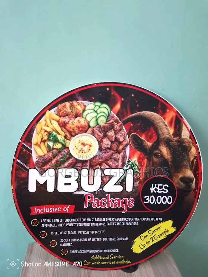 Mbuzi Package Promotional Sign