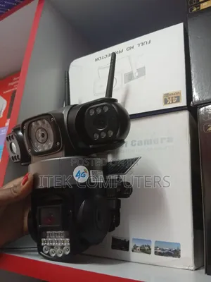 Triple Lens 4G CCTV Camera for Gates, Yards and Home Entrances
