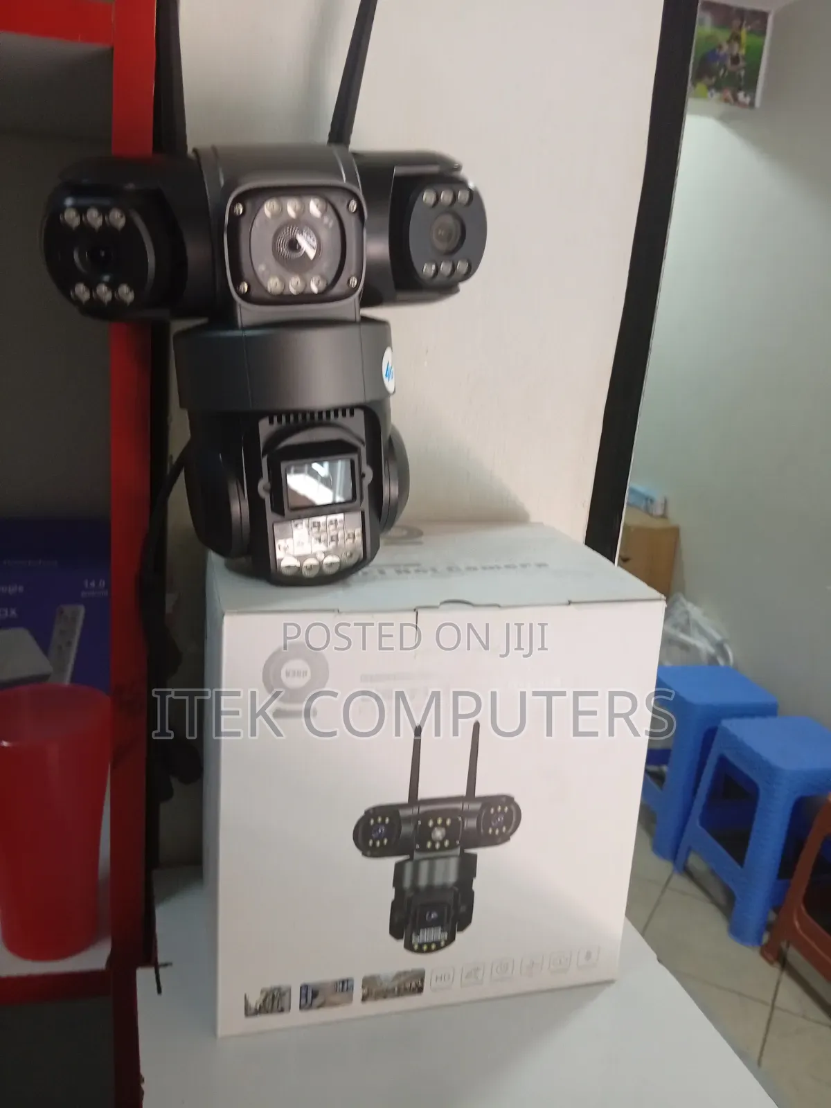 SIM-Based Triple Lens 4G CCTV Camera for Holiday Homes