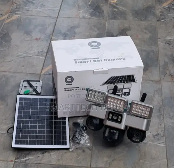 V380 Street Light Solar Camera Wireless 4G CCTV WITH Human Tracking