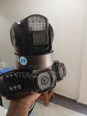 Weather-Resistant 4G Triple Lens CCTV Camera for Outdoor Homes