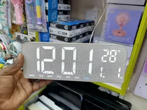 Minimalist LED Digital Desk and Wall Clock