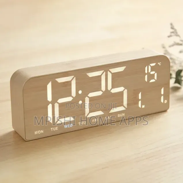 Minimalist LED Digital Desk and Wall Clock