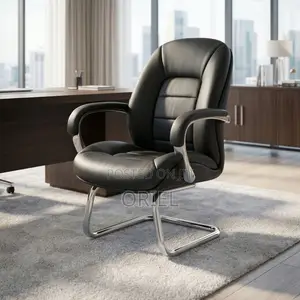 Office Chair : Luxury Office Guest Chair With Leather Upholstery