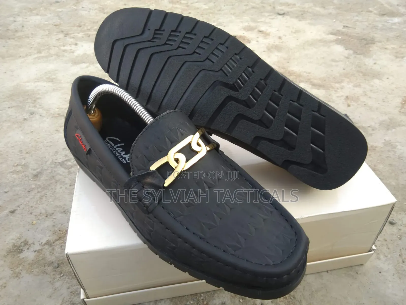 Double Sole Leather Loafers