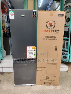 *Smartpro Fridge 340l 400dbi No Frost Bottom Freezer