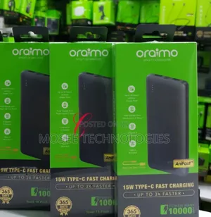 Oraimo Toast 15 Flash Compact Charging Power Bank