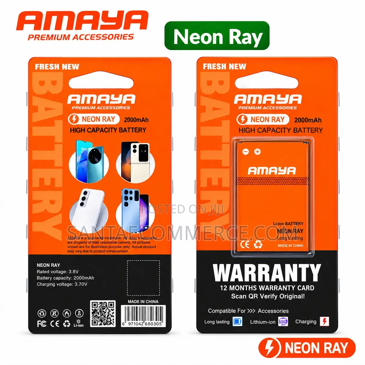 Amaya BL-Neon Ray Pro Battery