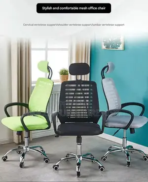 Headrest Secretarial Mesh Adjustable Chair