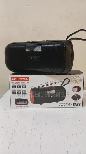 Bluetooth Speaker LP V79SUN Solar Wireless 8W FM Radio Torch