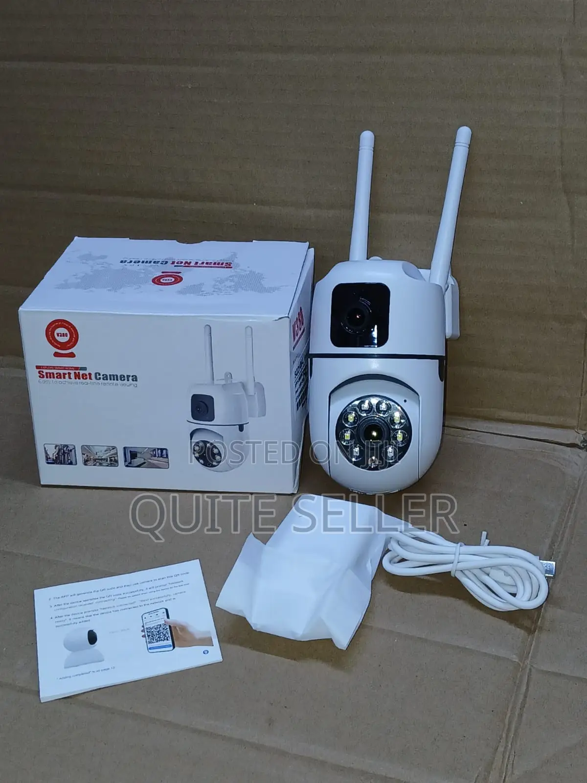 Dual Lens Indoor Smart Net Wi-Fi Security Camera
