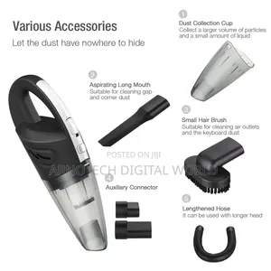 Cordless Car Vacuum Cleaner Strong Suction Portable Home Car Duster